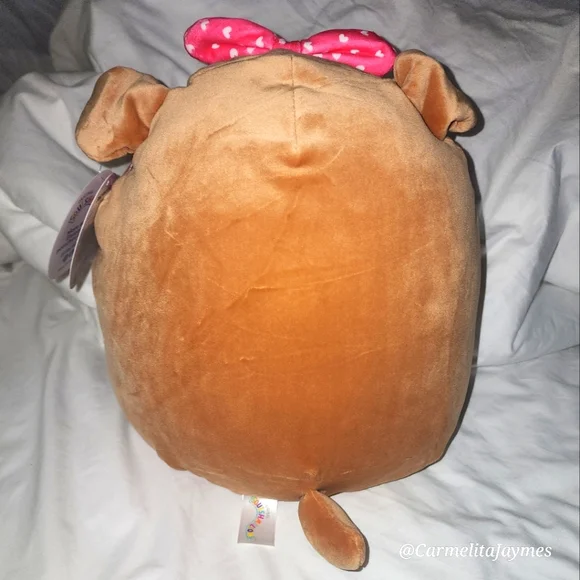 ANDRES 🎀 Sheltie Dog Valentine 2024 Original Squishmallow by Kelly Toy ☆》NWT《☆ - Picture 4 of 8